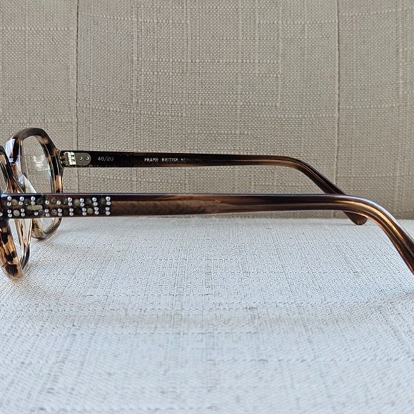 ESI-SHERIL-DECOR Vintage Eyeglasses Frame Women Brown Glasses 48[]20 - Picture 7 of 11
